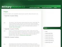 Tablet Screenshot of militarymuseum.cz